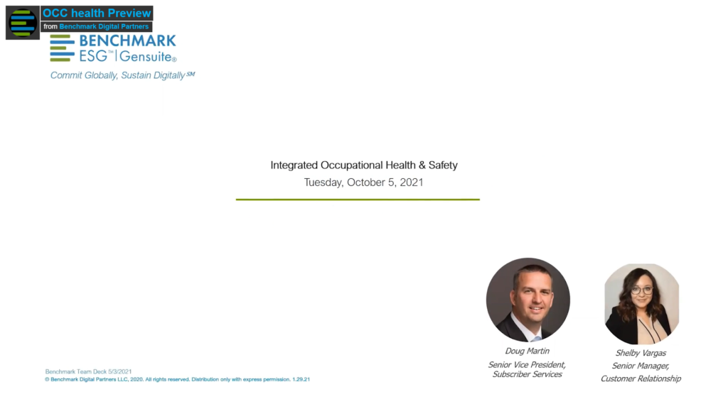 Get more out of your Occupational Health Solution Webinar Screenshot