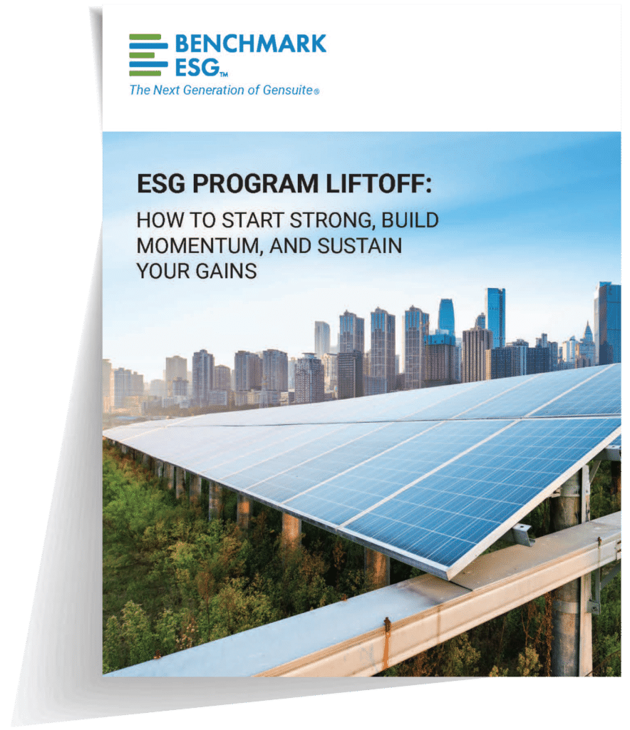 ESG Program Lift Off by Benchmark Digital Partners Cover Page