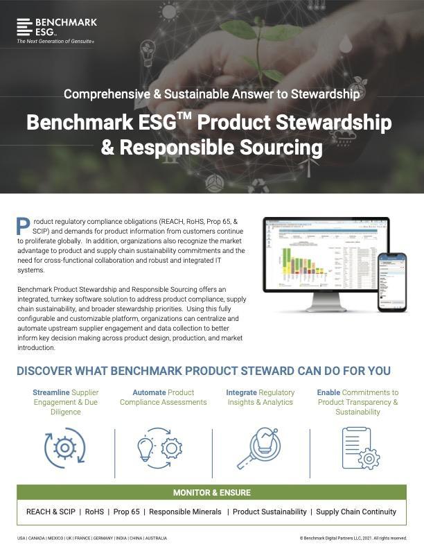 product stewardship software