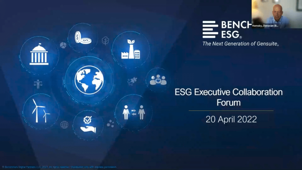 Webinar ESG Executive Collaboration Forum IV