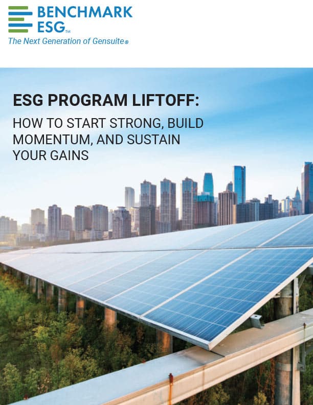 ESG Program Lift-Off