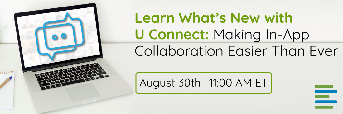 event webinar banner [Learn What’s New with U Connect: Making In-App Collaboration Easier Than Ever]