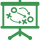 Green Transparent Training Tracker Icon